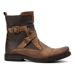 Pánská kožená obuv 82KZ hnědá