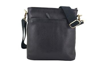 Pánská italská kožená taška - Barberini's - černá