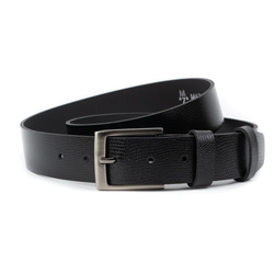 Pánský kožený opasek ke kalhotám model 4.35 black