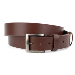 Elegantní pánský kožený opasek 2.40 - šířka 40 mm - klasický design