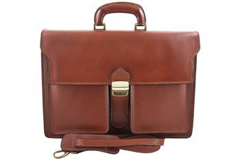 Pánská aktovka - pravá kůže - hnědá
