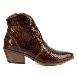 Olivier Monroe - dámské kožené boty ve stylu kovbojky