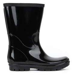 Lekkie POLSKIE kalosze damskie gumowce Roma czarne