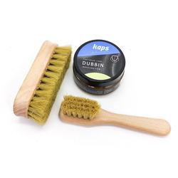 Sada pro péči o obuv s tukem na kůži