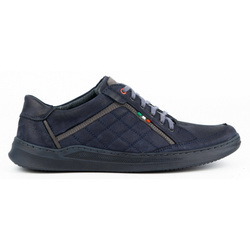 Pánská kožená obuv 297GT navy blue