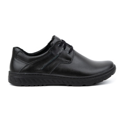 Pánské kožené boty Casual 923K black