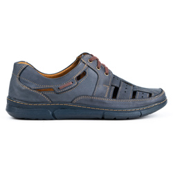 Pánská letní prolamovaná obuv 600 navy blue