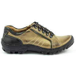 Pánská treková obuv kožená 904 hnědá