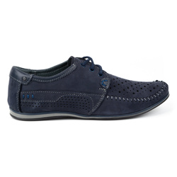 Pánské boty kožené mokasíny 875 summer navy blue