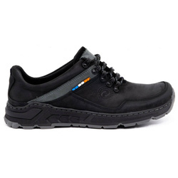 Pánské kožené trekové boty 292GT černé