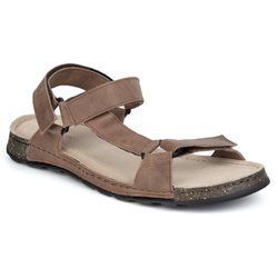 WASAK 0243W khaki pánské kožené sandály