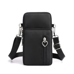 Kabelka postbag pouzdro na telefon černé