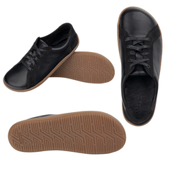 WASAK 0743W barefoot minimalistická kožená obuv černá