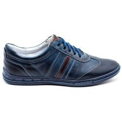 Pánská kožená obuv 521 navy blue