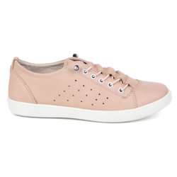 Dámské kožené boty 081 powder pink