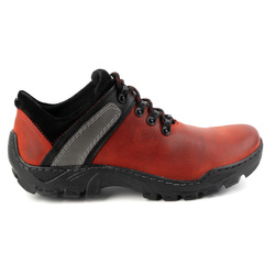 Pánské kožené trekové boty 311GT red