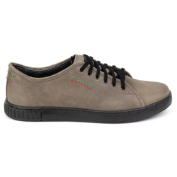 Polbut Kožené tenisky Pánské boty Model 2129 grey