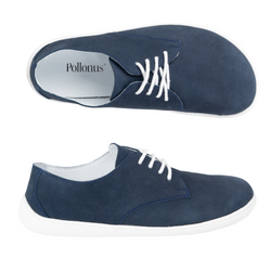 Pollonus Barefoot dámské kožené polobotky 5-1288-026 Samuel navy blue