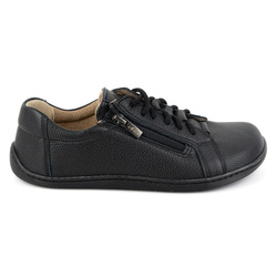 Dámské kožené minimalistické boty barefoot 1242 black