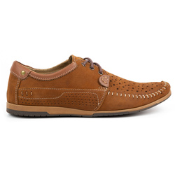 Pánské kožené mokasíny 875 summer camel