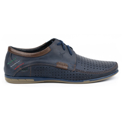 Pánská prolamovaná obuv 563 navy blue