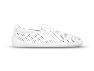 BAREFOOT dámská prodyšná nazouvací obuv Pollonus white 5-1308-003