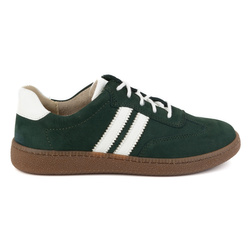Dámské kožené polobotky STYLE 1259 zelené