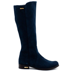 Módní zateplené boty Klara navy blue
