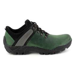Pánské kožené trekové boty 311GT green