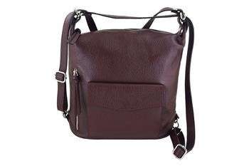 Kabelka - Kožený batoh Barberini's - Maroon