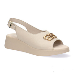 Pollonus dámské kožené sandály 5-1762-004 Vanilia Verona