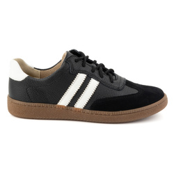 Dámské kožené polobotky STYLE 1259 černé