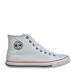 Pánské vysoké tenisky Big Star boty NN174305 white