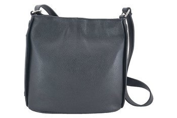 Praktická a stylová kožená poštovní taška - černá