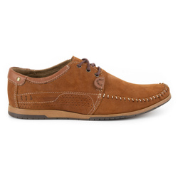 Pánské kožené mokasíny 875 camel