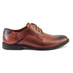 Elegantní pánská obuv 253LU hnědá