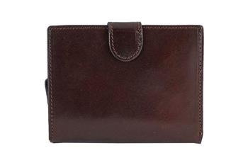 Klasická kožená peněženka - Barberini's - Hnědá tmavá