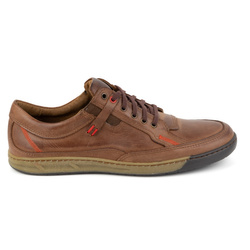 Pánské kožené boty Casual 932K brown