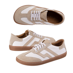 Dámské barefoot kožené boty Olivier Eliza white