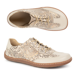 BAREFOOT dámská minimalistická kožená obuv 1287 beige