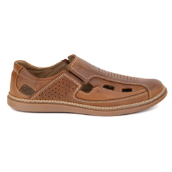 Pánské nazouvací boty 314GT camel