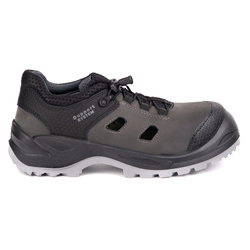 Pánské kožené pracovní sandály Techwork 1164P S1 SR šedé