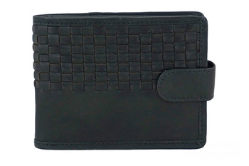 Exkluzivní pánská peněženka se zapínáním - černá
