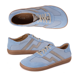 Dámské barefoot kožené boty Olivier Eliza blue