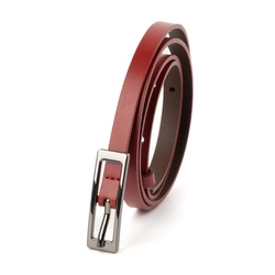 Dámský kožený pásek D138.1 Červený