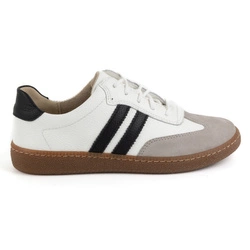 Dámské kožené polobotky STYLE 1259 white