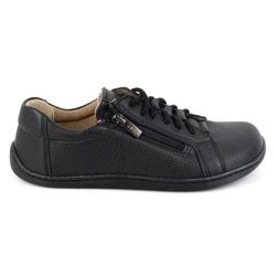Dámské kožené minimalistické boty barefoot 1242 black