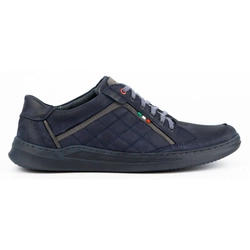 Pánská kožená obuv 297GT navy blue