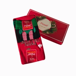 Sada dámských ponožek vánoční ponožky 2 páry box bavlna