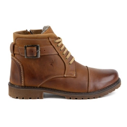 Pánské zimní boty Šněrovací boty 136GT brown